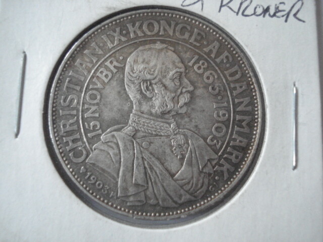 Denmark 1903, 2 silver Kroner