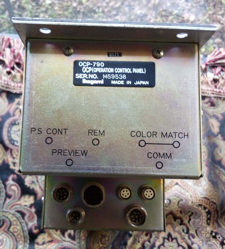 Ikegami OCP-790 Camera System Operation Control Panel w/ Joystick