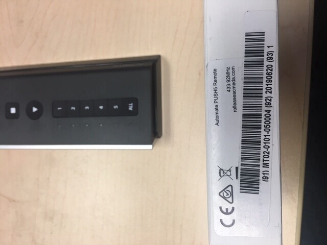 Push 5 Automate Remote #MT02-0101-050004