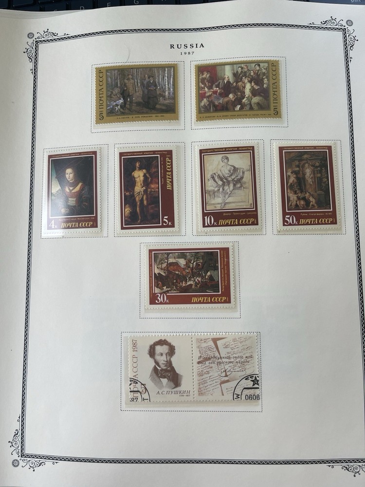 Russia USSR 1987 On Scott Specialty Pages