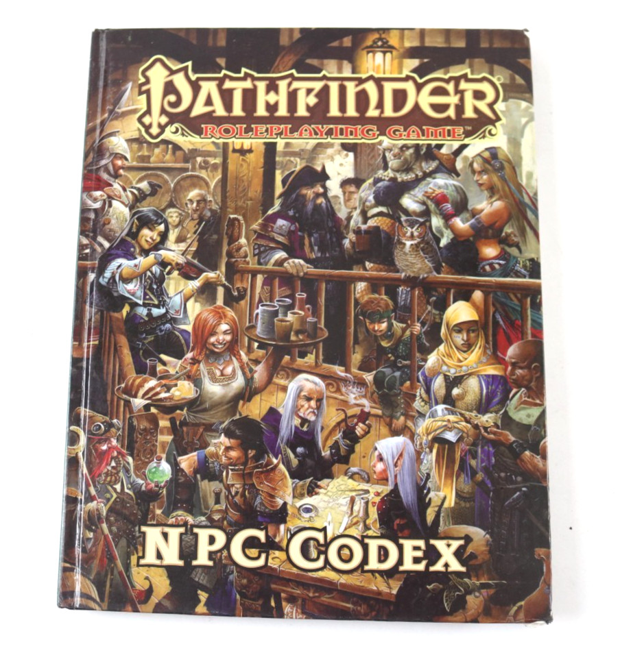 Pathfinder NPC Codex, 1st Print Hardcover Good Condition
