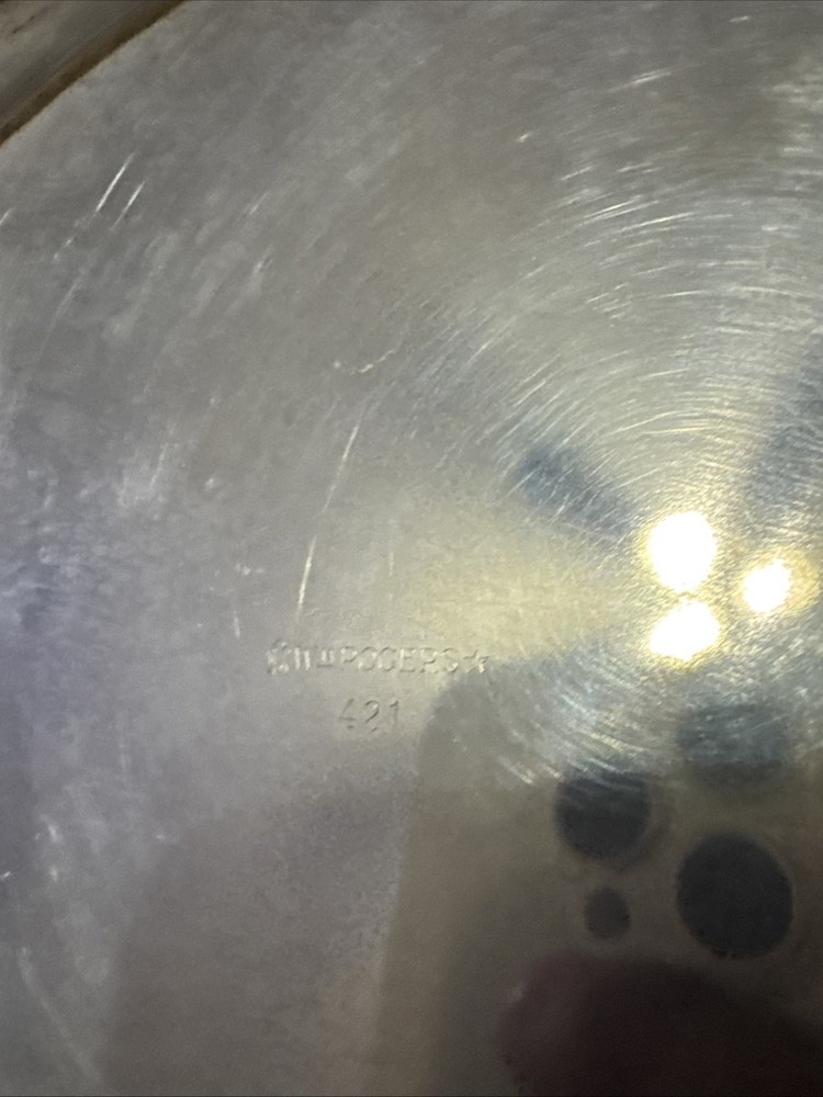 William Roger’s 421 Silver Plated Dish