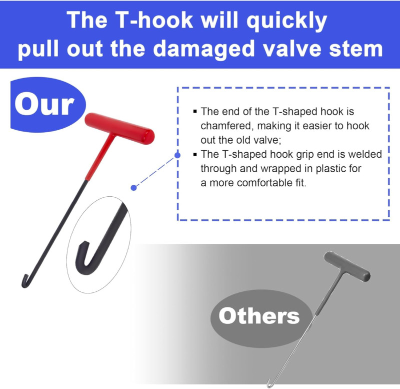 Quick Change Tire Valve Tool Kit Replacement Quick Change Tire Valve Core Tool
