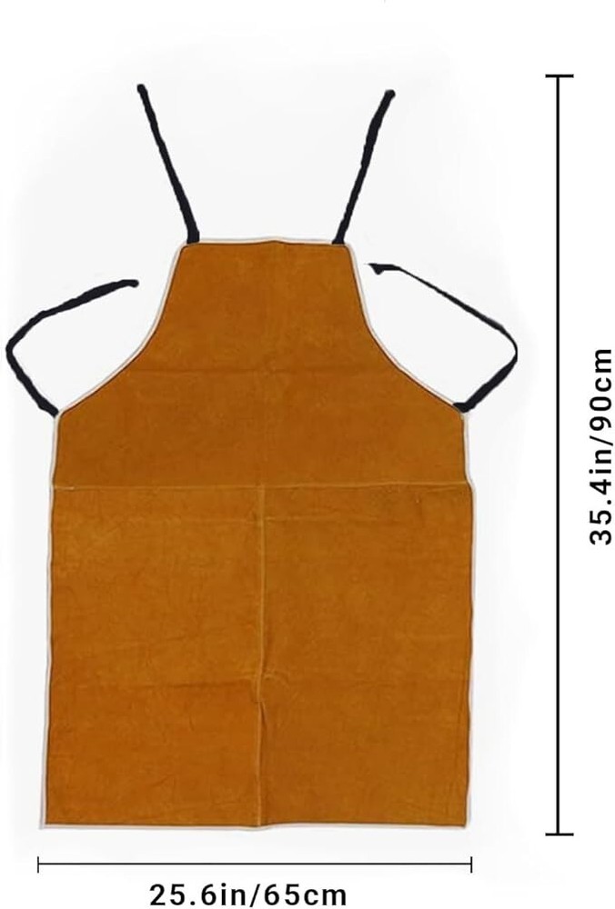 Leather Welding Work Apron,Brown Leather Apron for Men