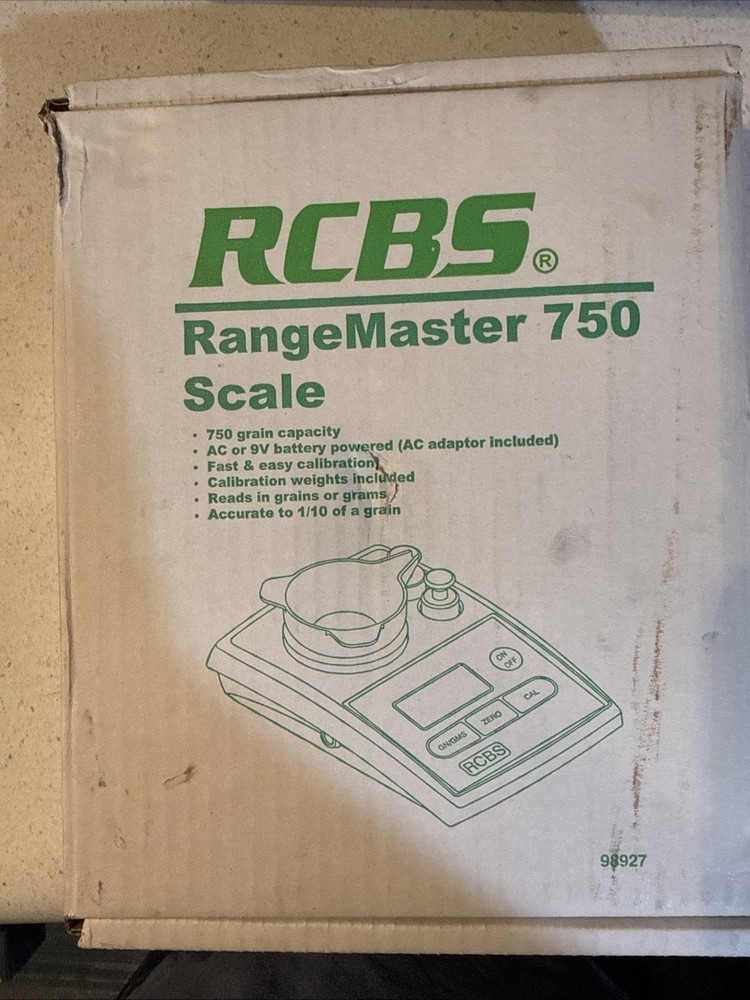 RCBS RangeMaster 750 Digital Scale, Model #98927