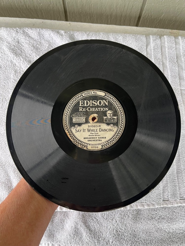 Edison Diamond Disc Records Pair