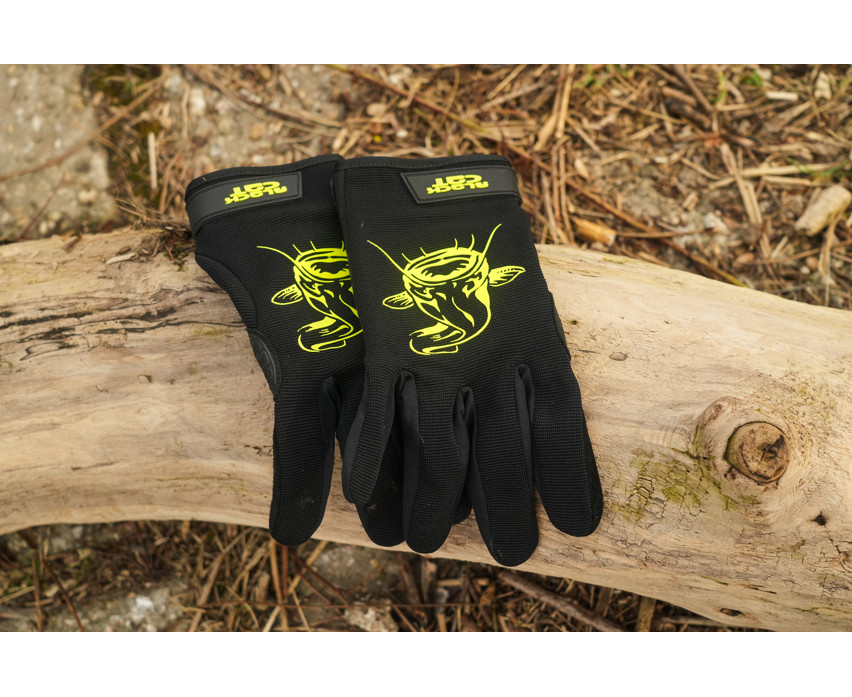 Black Cat Gripper Gloves