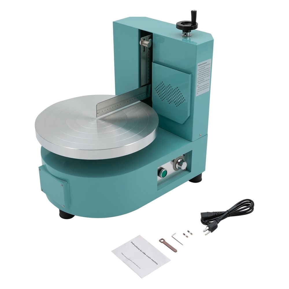 Cake Cream Spreading Coating Smearing Machine Automatic Cake Wiping Machine Blue