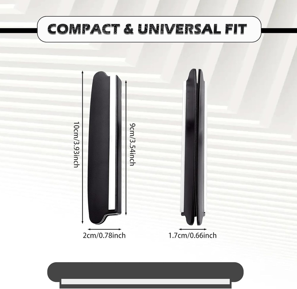 Professional Knife Sharpening Angle Guide for Whetstone – 2 Pack, Non-Slip Cer