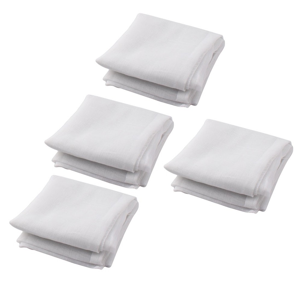 Household Mesh Tea Drawstring Filter Strainer Cloth Bag  4 Pcs