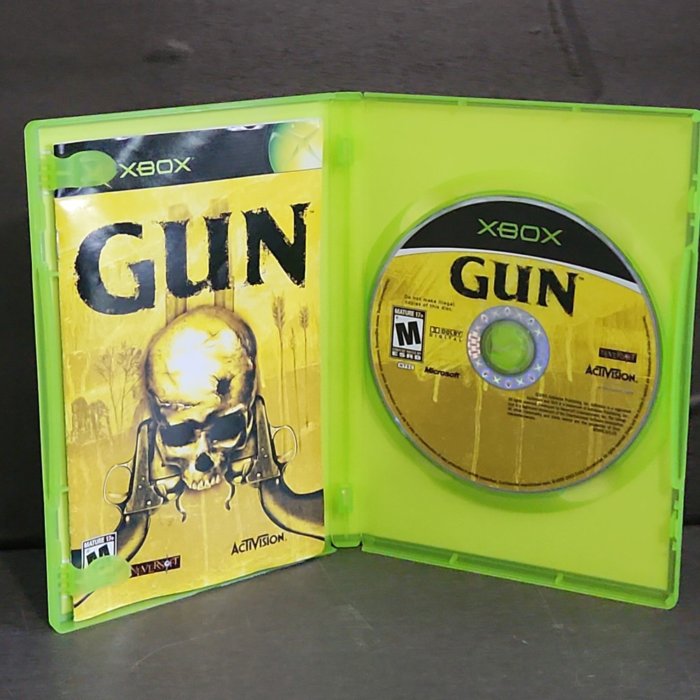 Gun Xbox Game CIB Original
