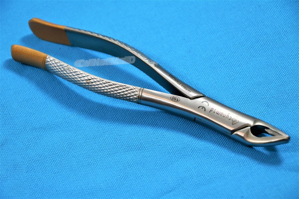 GERMAN GRADE AUTOCLAVABLE PASSIVATED DENTAL EXTRACTING EXTRACTION FORCEPS #150