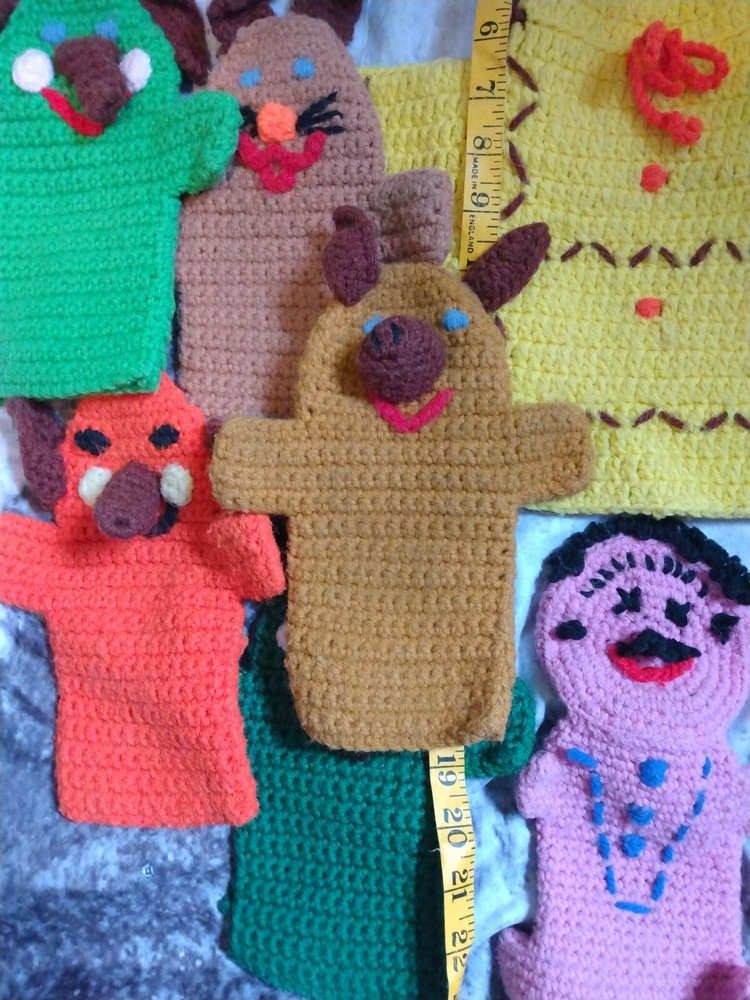 Crochet Puppets (9) Handle Puppets