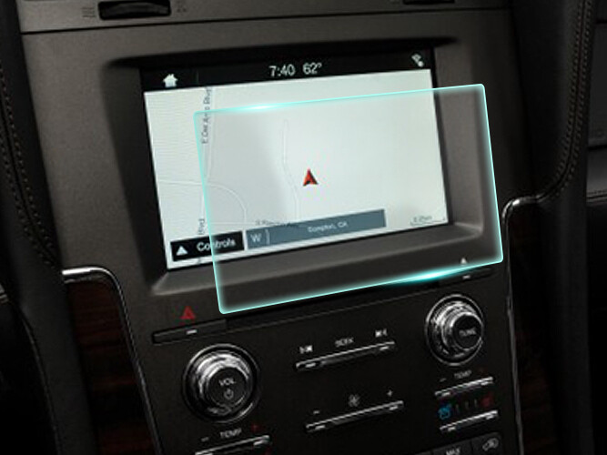 Crystal Clear Screen Protector for 2017 Lincoln Navigator Vehicle Navigation