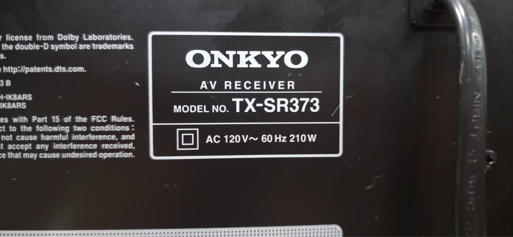 🎵 Onkyo TX-SR373 5.2 Ch AV Receiver - 4K Bluetooth w/Remote Bundle