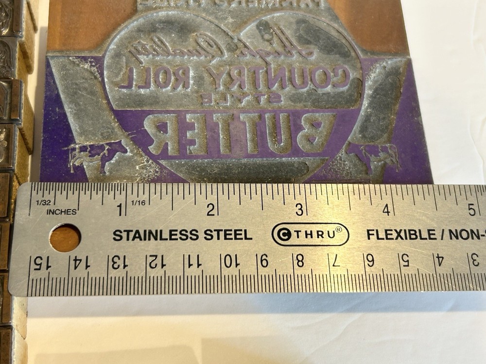 Antique And Vintage Printing Press Blocks