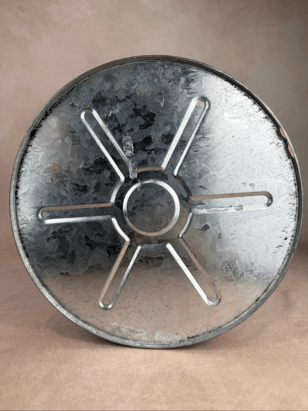 Vintage Gott Galvanized Metal 2 Gallon Water Jug Cooler Silver NOS