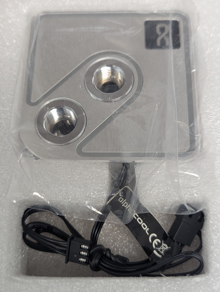 WAC ALPHACOOL CORE 1 AURORA SILVER - CORE CPU BLOCK - 13447 - OPEN BOX NEW