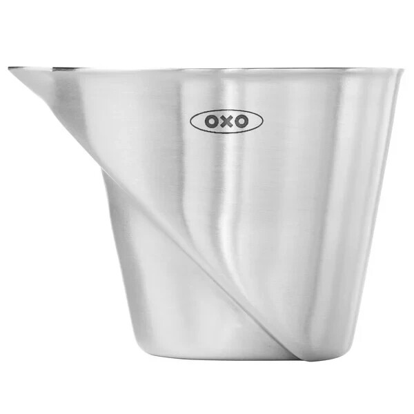 NEW Bar & Kitchen PROFESSIONAL MEASURING CUP Stainless Steel Jigger Shot- 2 oz
