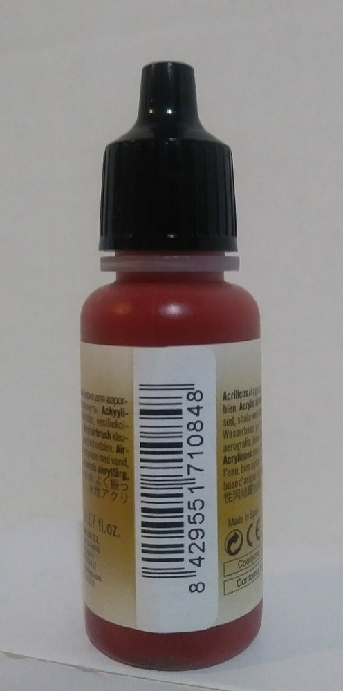 Vallejo Model Air 71.084 Fire Red, 17ml.