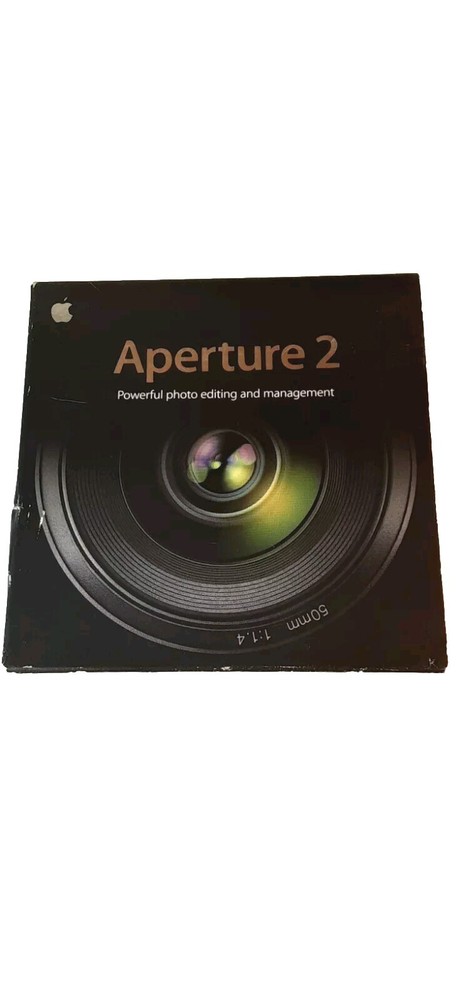 Apple Aperture 2 Photo Editing Management Software for OS Mac