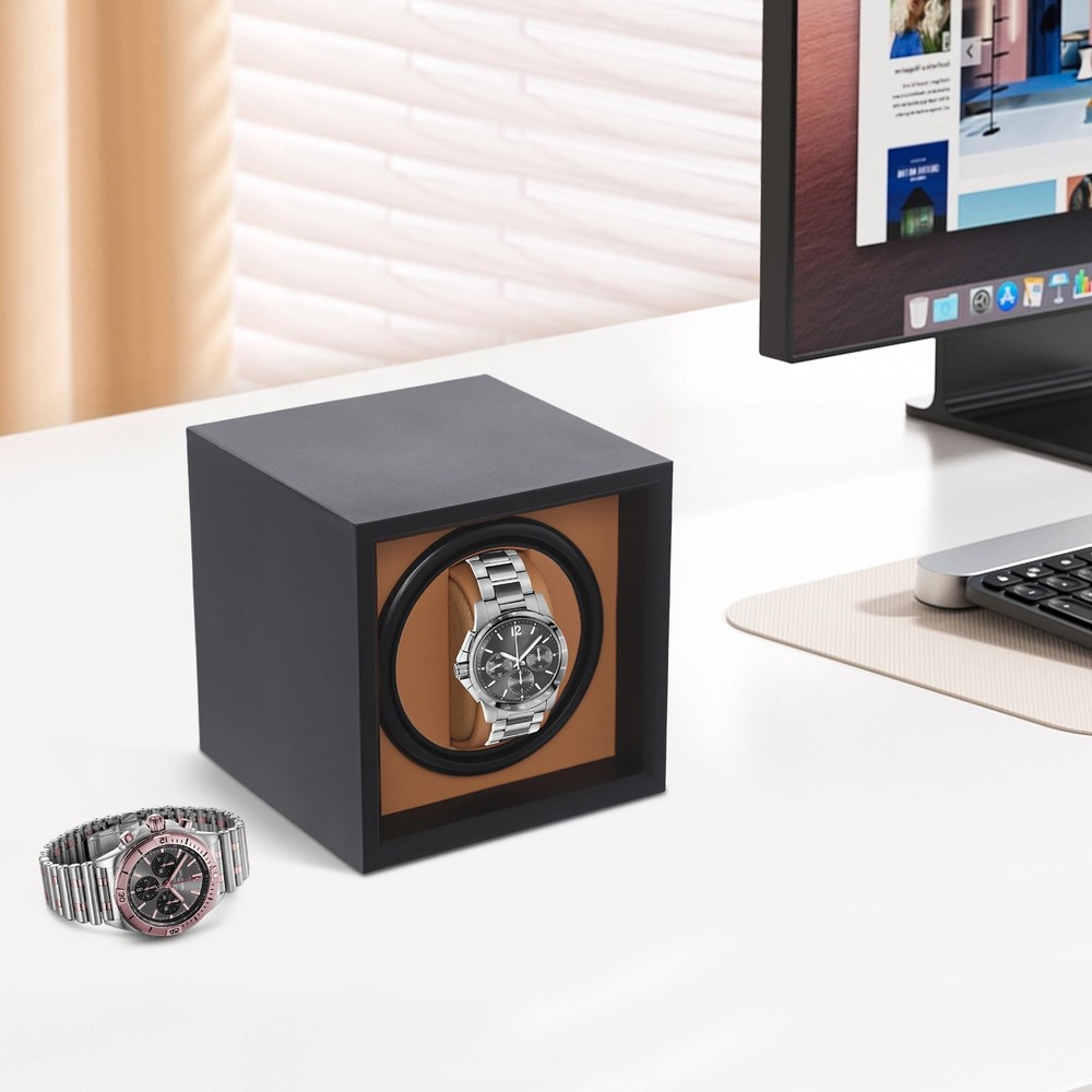 Automatic Watch Display Box Automatic Single Watch Winder Luxury Storage Case
