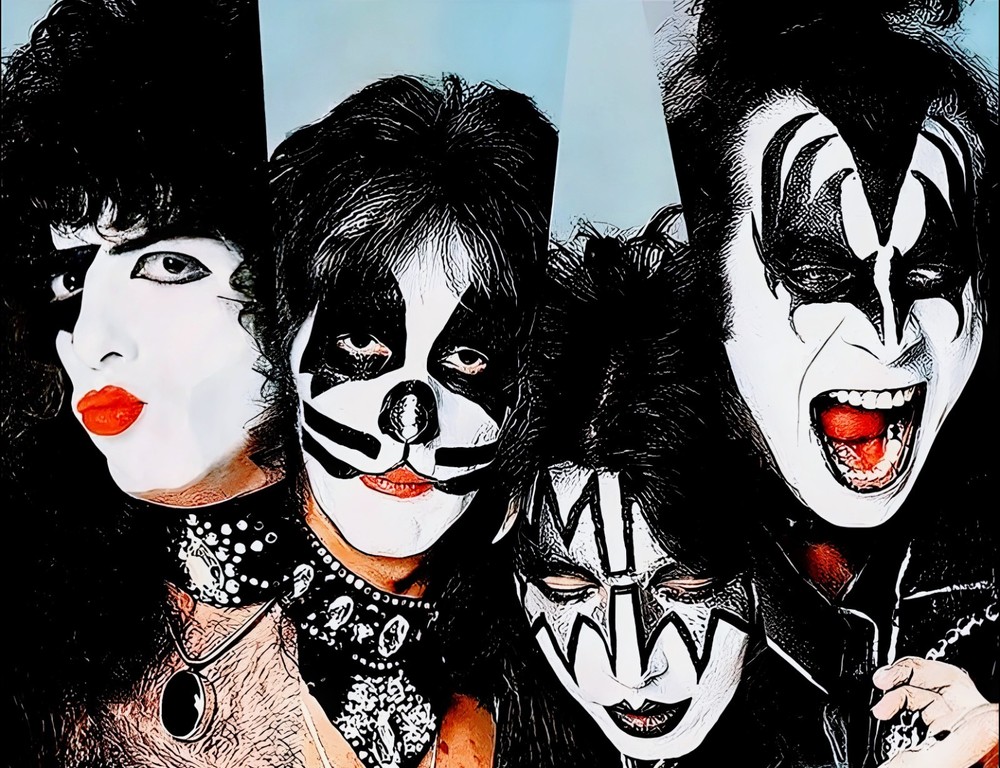 11x15 Kiss Ace Frehley Poster Kiss Destroyer Era 1976 Photoshoot Collage