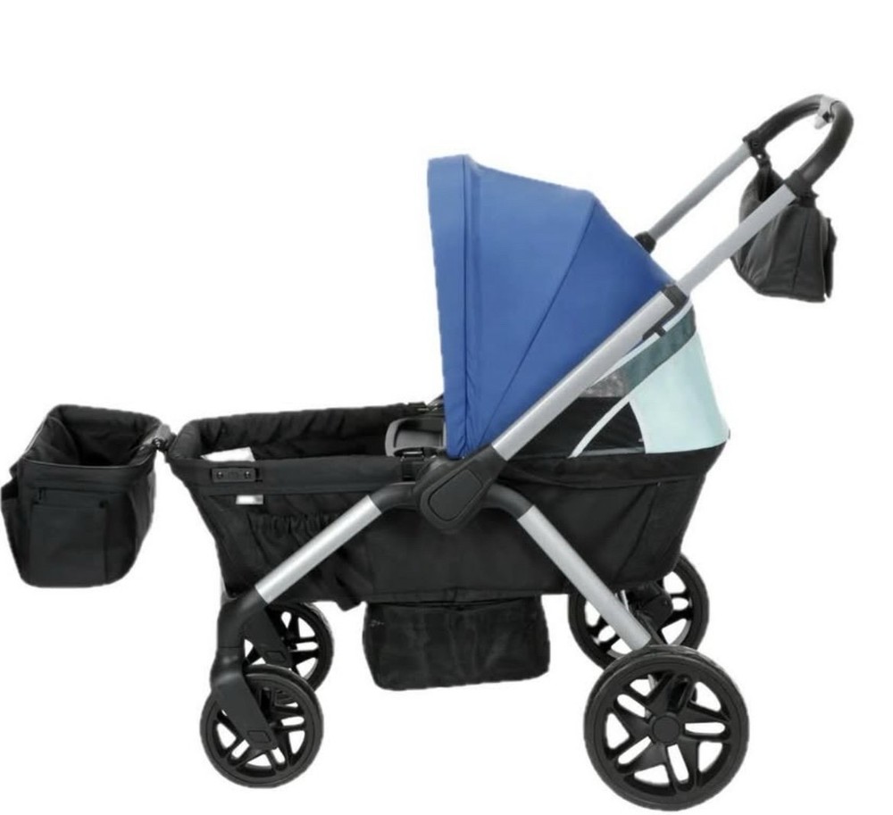 Safety 1st Summit Wagon Stroller All-Terrain 3-Mode Folding Push/Pull Blue