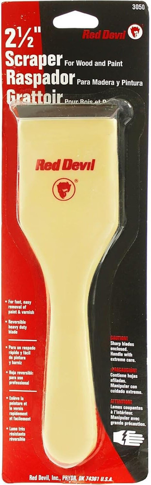 3050 2-1/2" Double-Edge Paint Scraper
