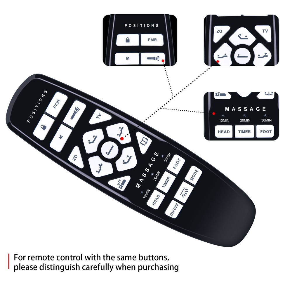 Remote Control For Nestl Adjustable Bed Frame