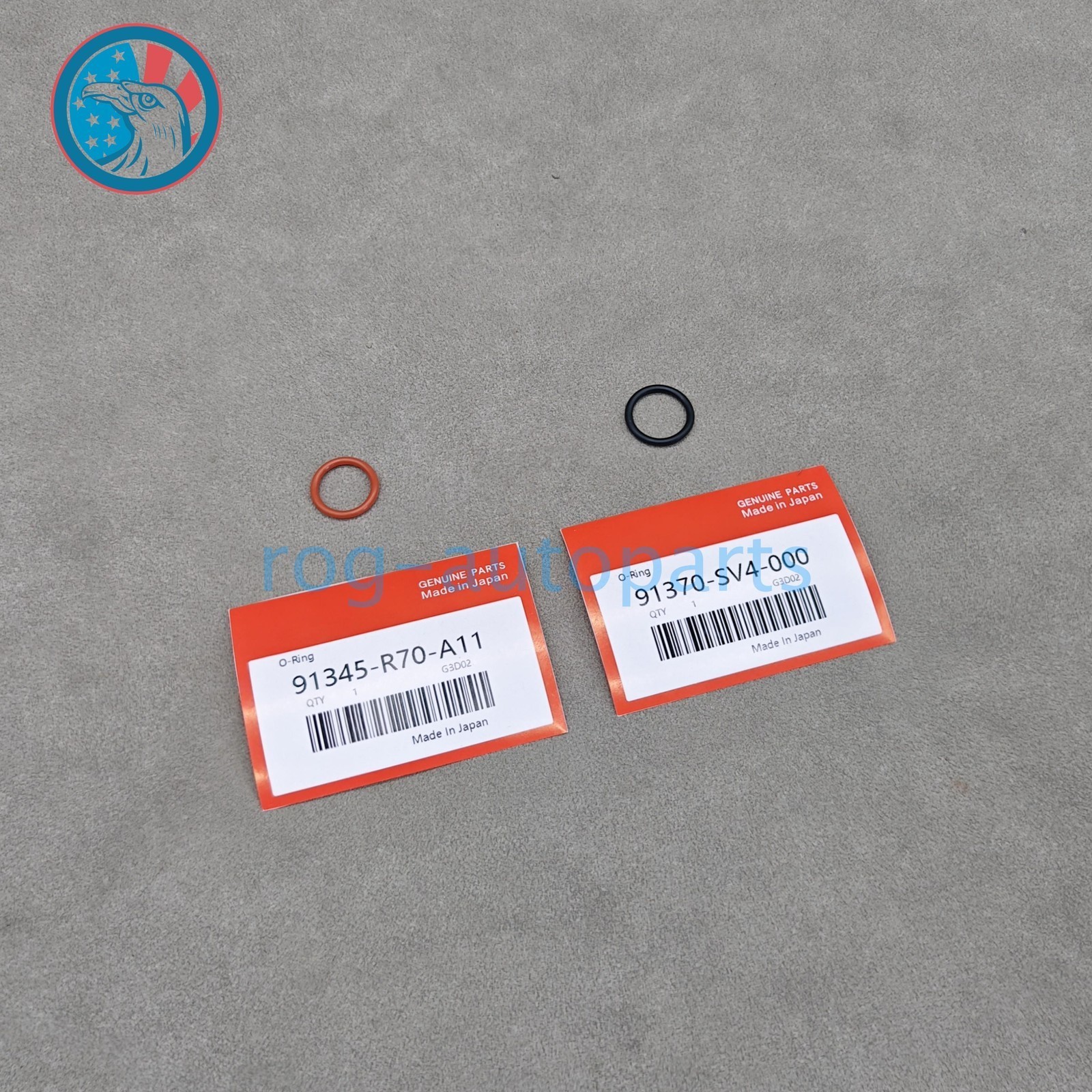 OEM!! 2PC KIT POWER STEERING PUMP INLET & OUTLET O-RING SEALS FOR HONDA ACURA