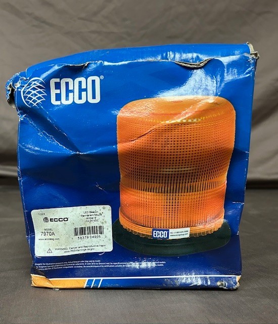 ECCO, AMBER WARNING BEACON, LED, 7 Inch, Model 7970A
