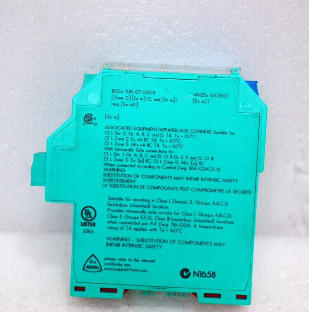 PEPPERL+FUCHS KFD2-UT2-Ex1 UNIVERSAL TEMPERATURE CONTROLLER P/N: 223812