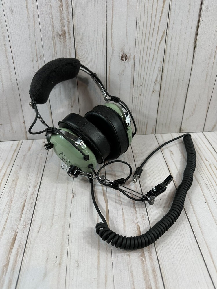 David Clark Model H10-76 Aviation Over-The-Head Headset-Mic, *Untested*