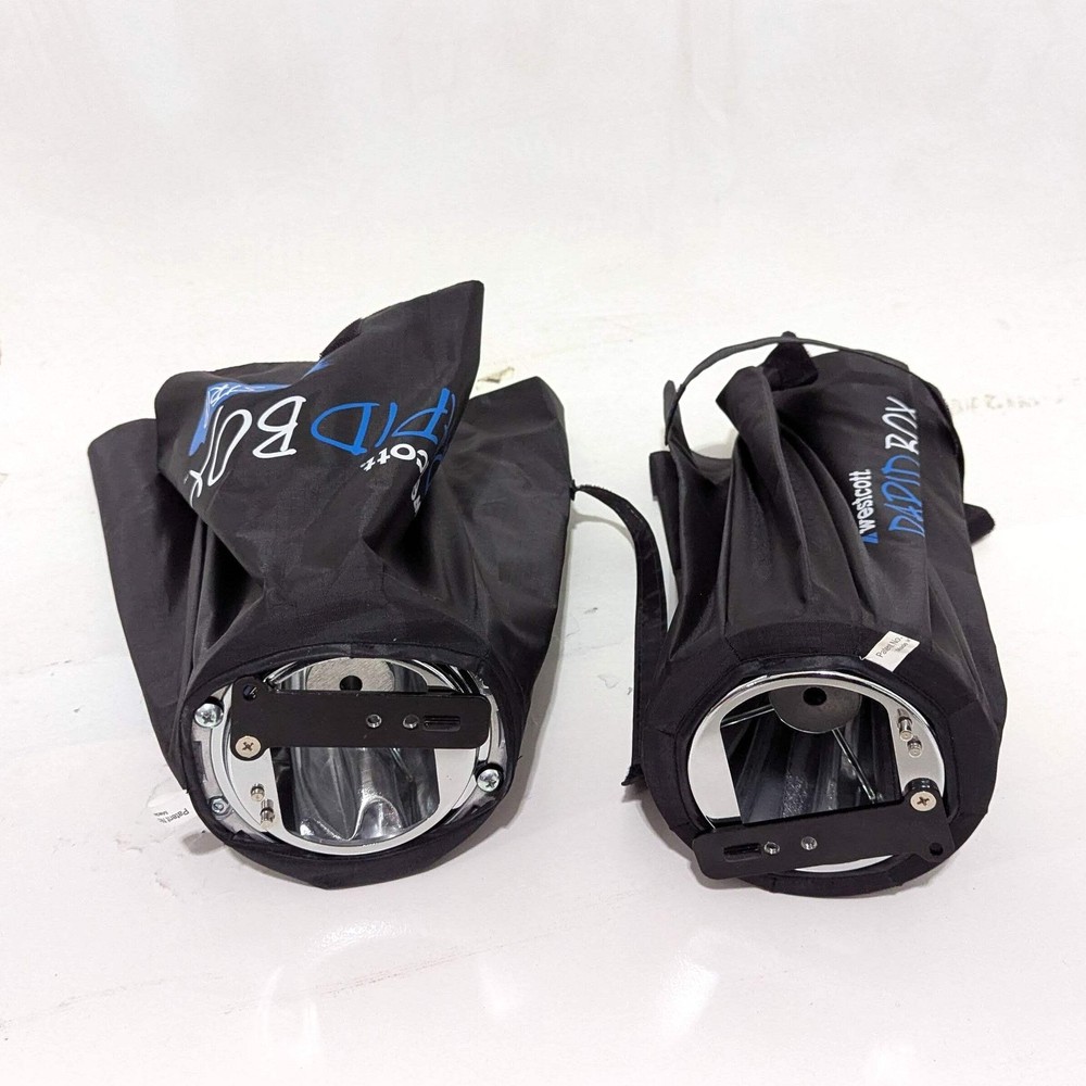 * OPEN BOX EXCELLENT * Westcott Rapid Box 2-Light Speedlite Kit