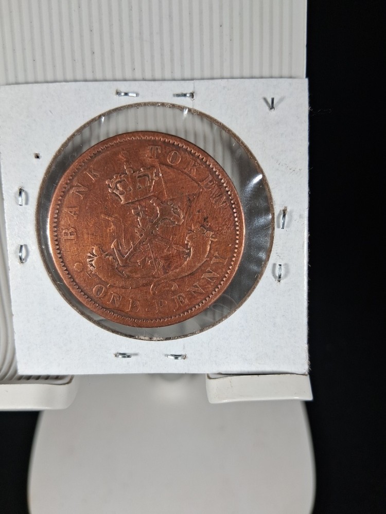 1850 CANADA 1 PENNY TOKEN