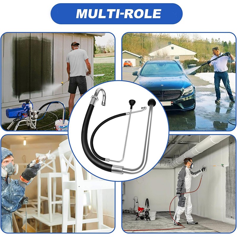 Stainless Steel Suction Hose & Reflux Line Sets For Graco 390 395 490 495 595