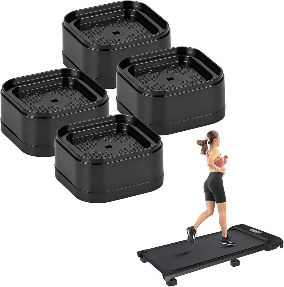 4-Pack Treadmill Incline Riser Blocks, Stackable Treadmill Riser Incline Blocks,