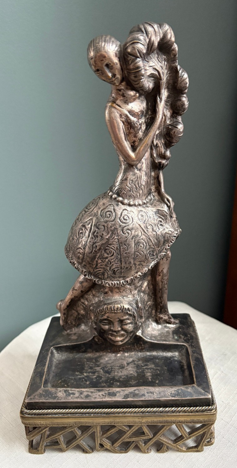 Antique Bronze Dancer Sculpture F. Barbedienne Foundry Fondeur - Henri Le Roux