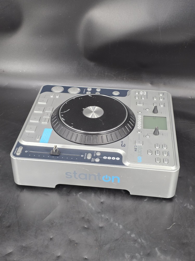 Stanton C314 CD Player DJ Turntable ( FOR PARTS ) Silver