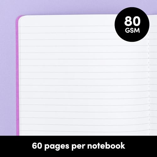 Composition Notebook Journals, 60 Pages, 8 Color Covers 32-Pack Bright (60pgs)