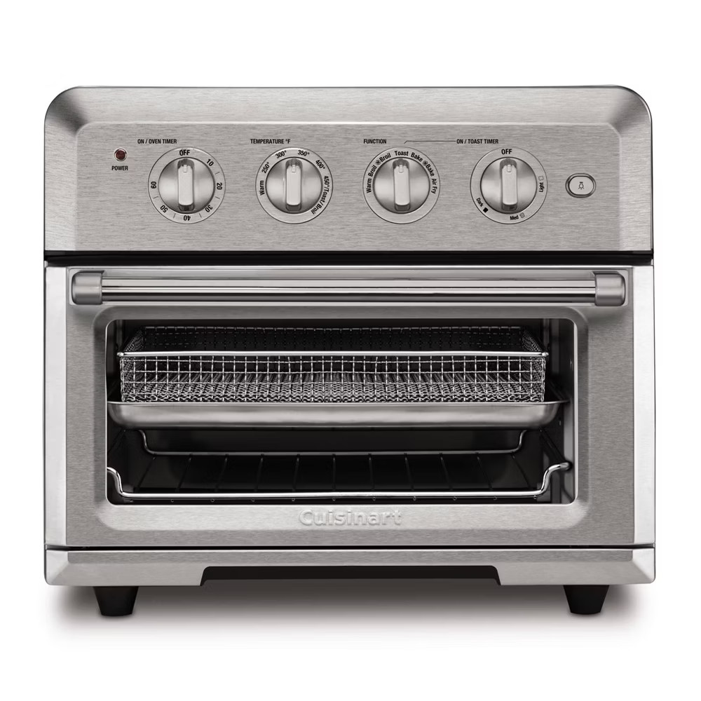 Cuisinart 1800W Air Fryer Toaster Oven Stainless Steel Finish
