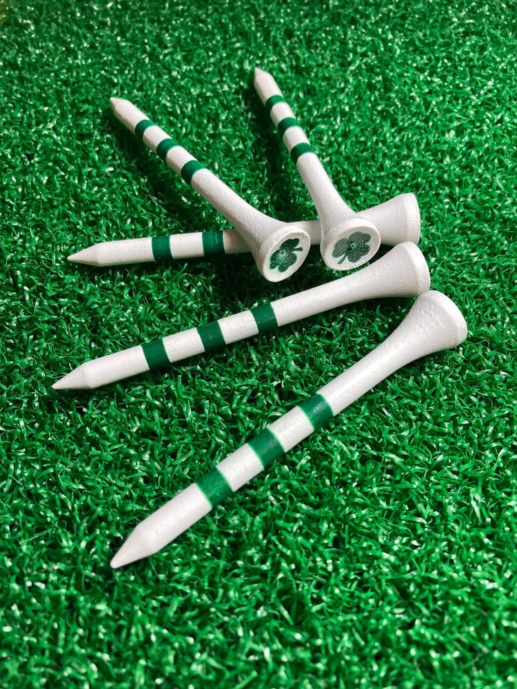 3-1/4" Shamrocks Tees Green