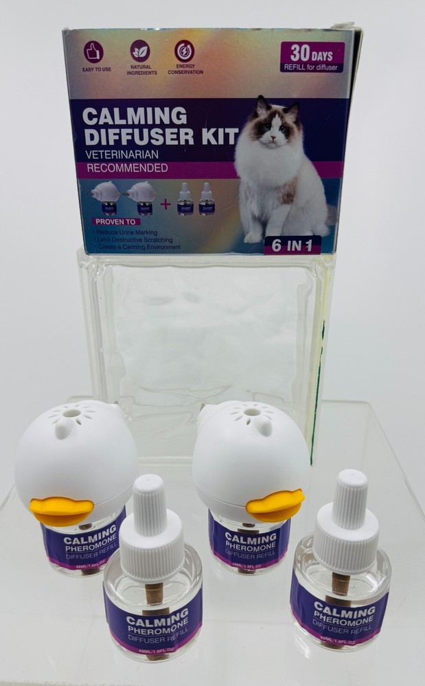 Cat Calming Pheromone Diffuser Effectively Relieves Anxiety - 6 in 1