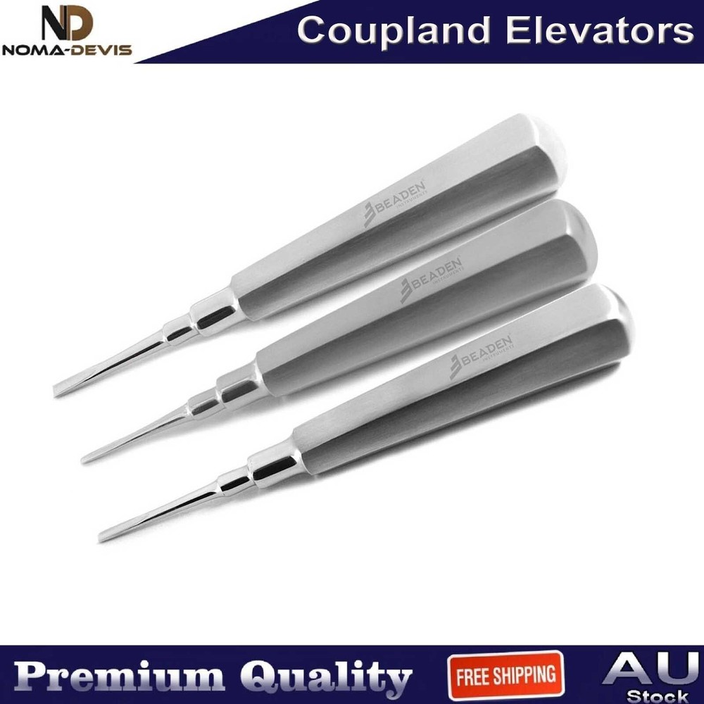 3PCS Set Coupland Elevators Teeth Loosening Surgical Root Extracting Instruments