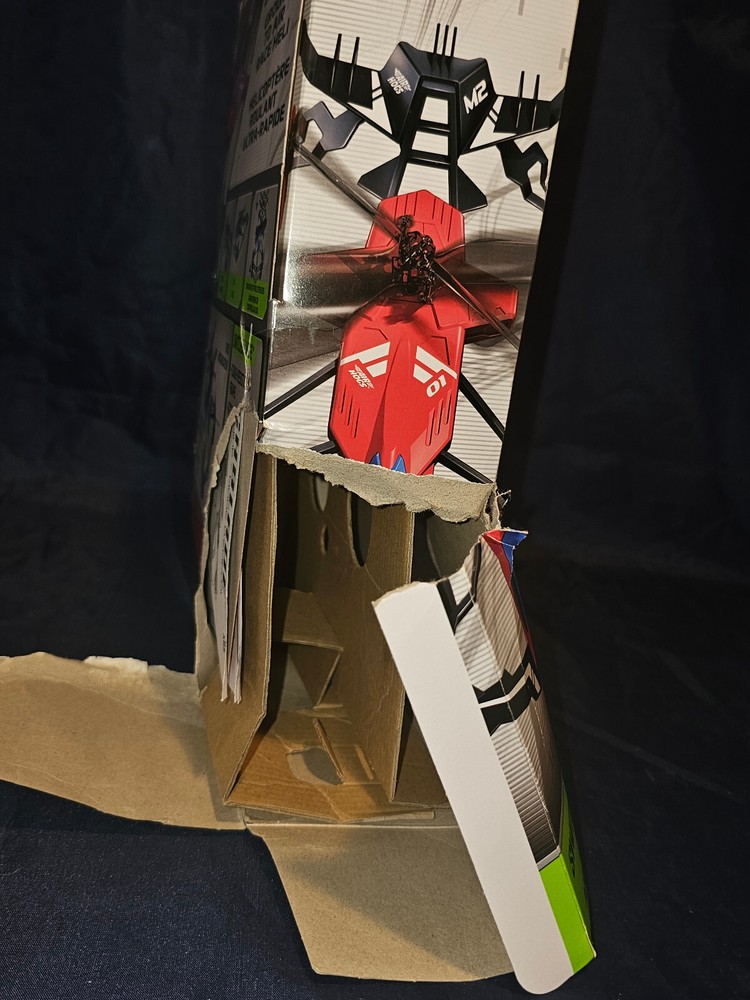 AIR HOGS SWITCHBLADE Blue RC GROUND & RACE HELI SPIN MASTER NO remote controller