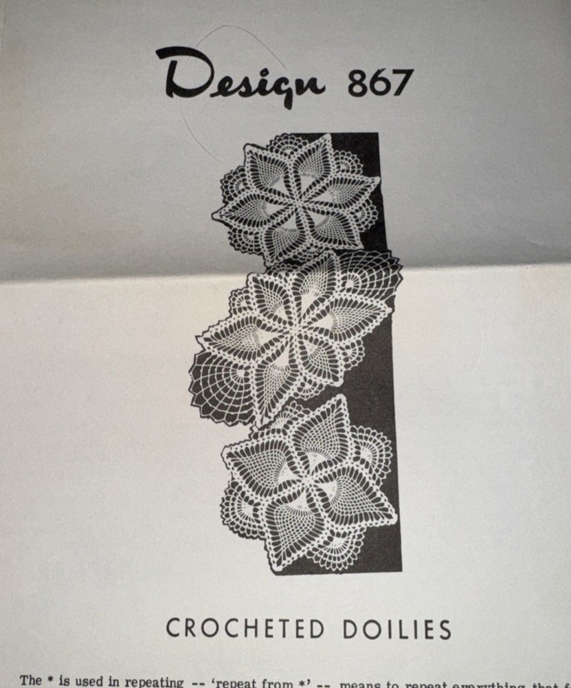 Vintage original Grit Mail Order Crochet Patterns