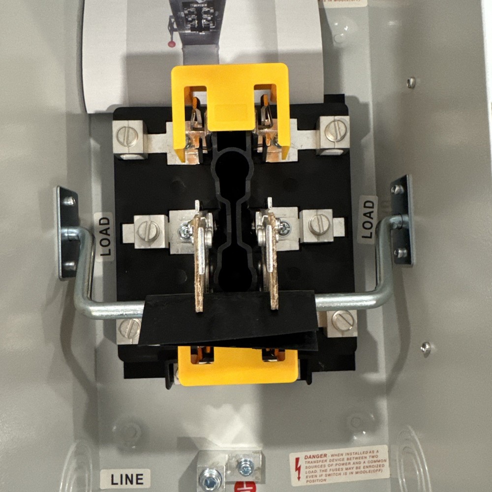 100A Generator Transfer Switch, 24000W Universal Double Throw Safety Switch