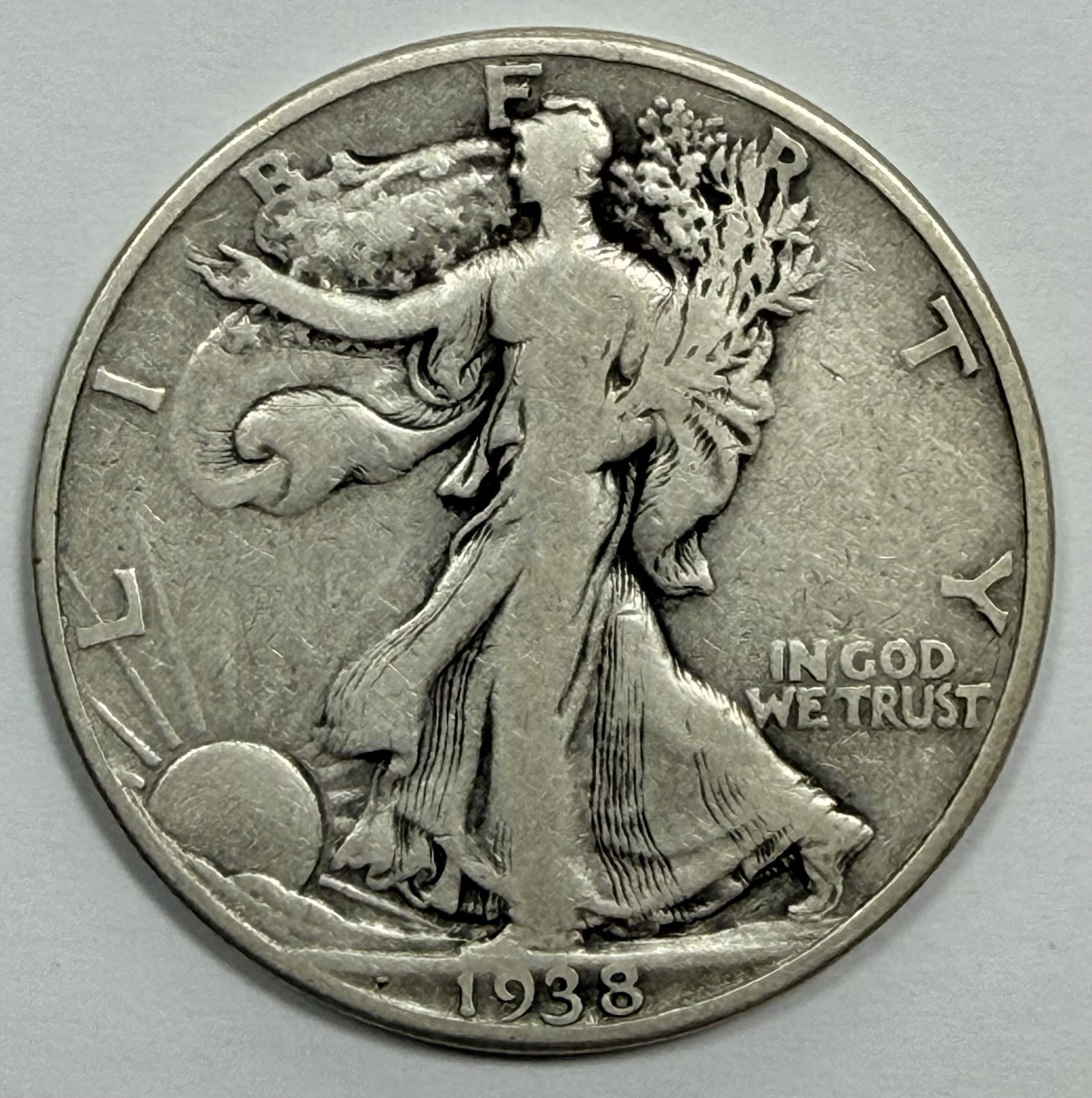 1938-D Walking Liberty Half Dollar - Semi Key Date