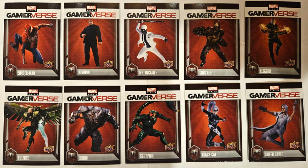 2020 Upper Deck Marvel Ages - GAMERVERSE Set (G 1-10)